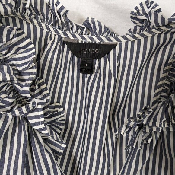 J Crew Frilly Sleeveless Blouse - Picture 5 of 5